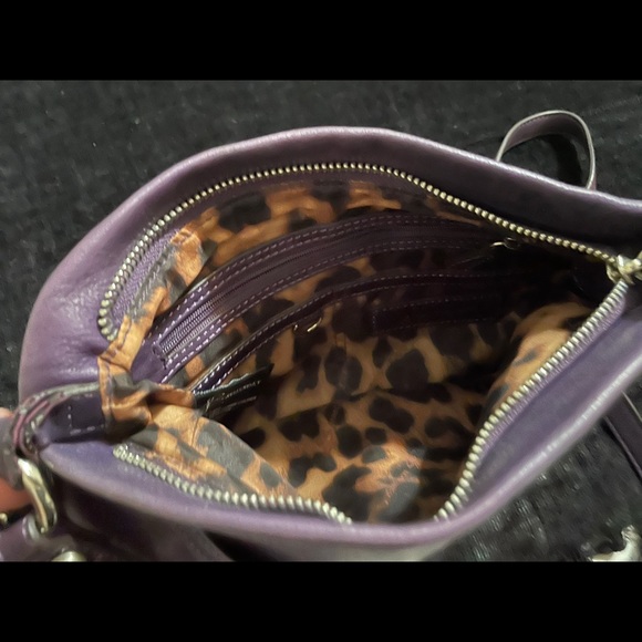 Purple B Makowsky Leather Purse - Picture 6 of 11